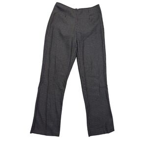 B' Real Plaid High Waist Career Pants Women's Trousers Brown Vintage Made in USA